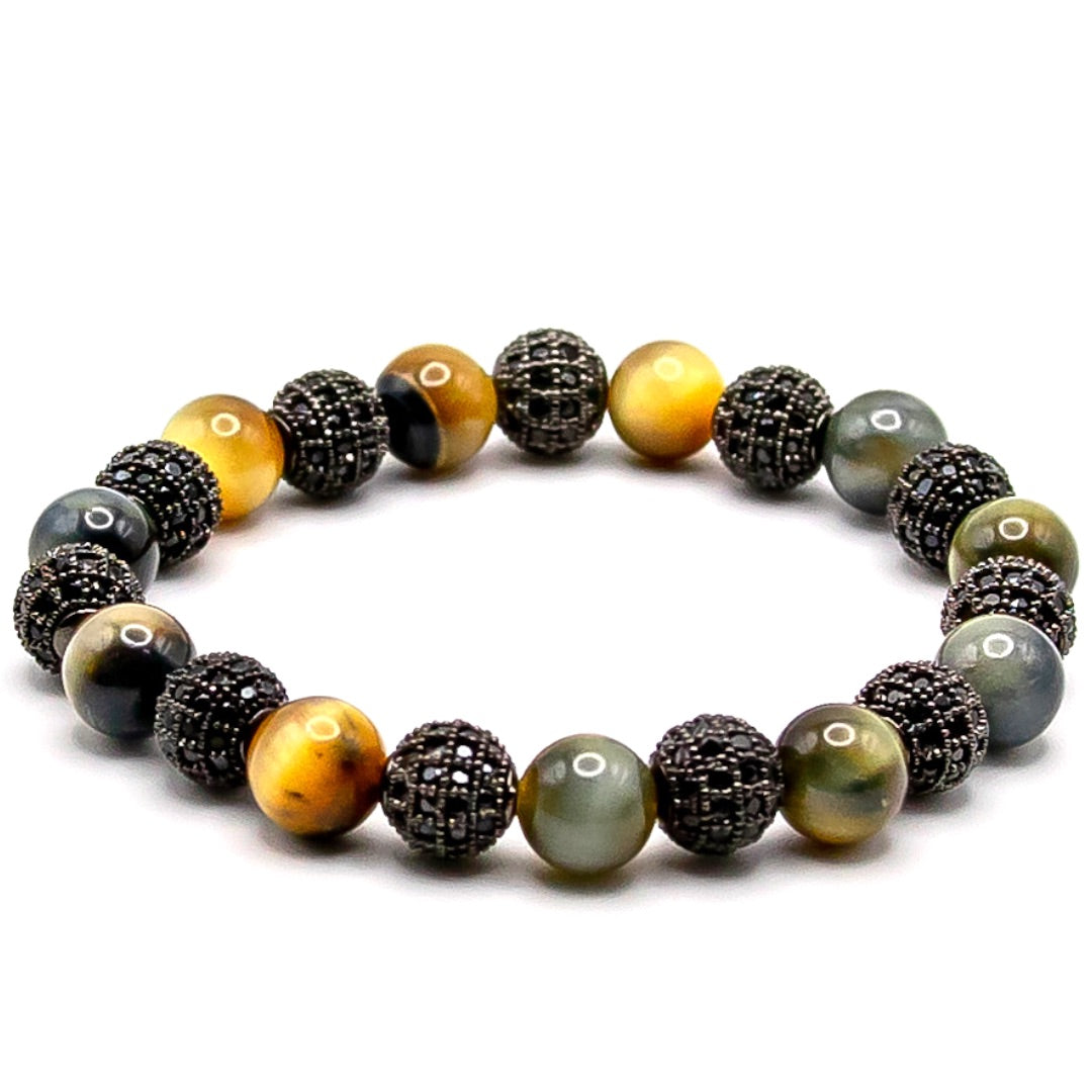 Tigers Eye | Blue Honey Tiger Eye | CZ Small